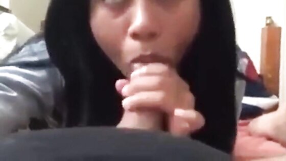 asian slut sucking for cum