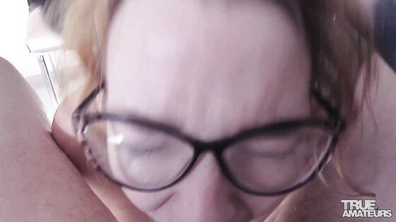 Deepbunnyhole nerdy redhead blowjob and fuck