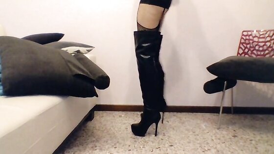 alestella knee high boots