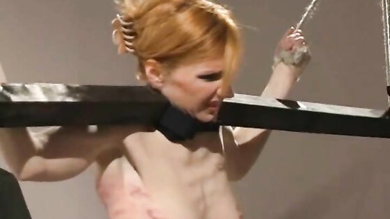 Slender Sub Whipping Torture