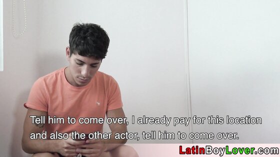 Amateur latin stud takes the deal on a big dick