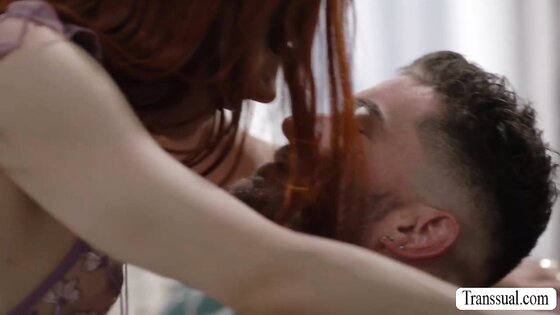 Redhead Ts gets her wet tight ass banged by a guy she picked up