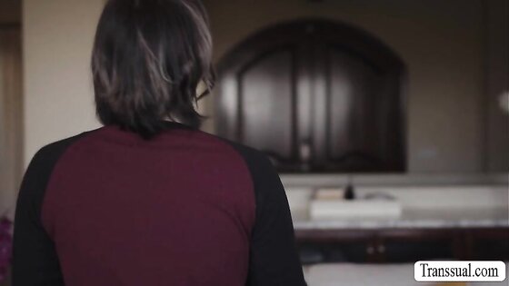Smalltits shemale fucks the wet pussy of her bestfriend