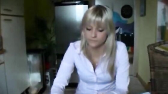 Hot German blonde creampied