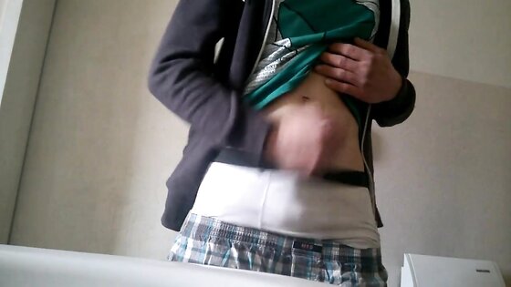 hot cuming in two Boxers, mal wieder geill gewichst