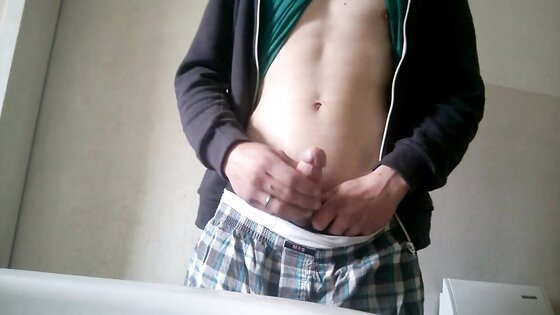 hot cuming in two Boxers, mal wieder geill gewichst