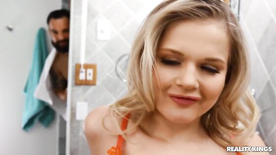 Teen Blonde Bathroom Fucking