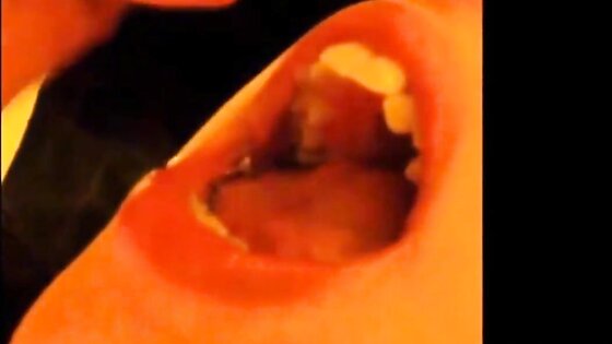 Up Close and Personal Cumming in Her Mouth