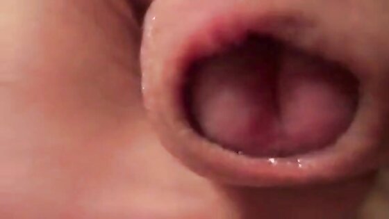 Bed uncut foreskin gaming closeup cum